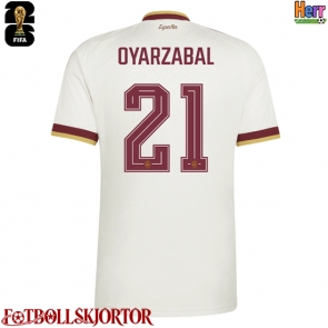 Spanien Mikel Oyarzabal #21 Bortatröja VM 2026 Kortärmad